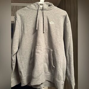 Nike Men's Heather Gray Hoodie